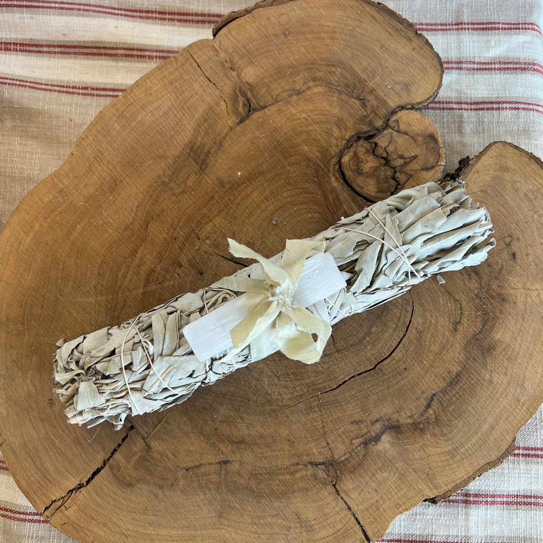 Sage + Selenite